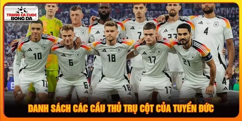 Danh sách các cầu thủ trụ cột của tuyển Đức