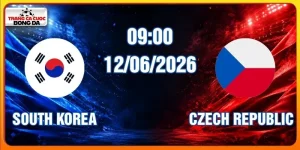 Soi Kèo South Korea Vs Czech Republic 12/06/2026